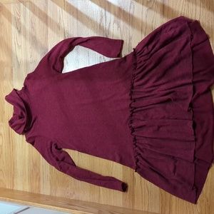 Anthropologie cozy turtleneck dress